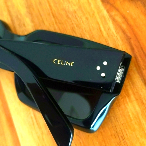 CELINE 🔥 NWT 🔥 Bold Three Dots 54MM Rectangular Sunglasses. NEVER USED! - Picture 5 of 17